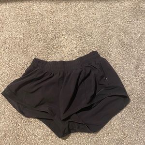 Black lululemon shorts